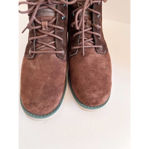 TEVA Men\'s Brown Suede Round Toe Lace Up Mid Top Chukka Style Boots size 9.5 main image 10